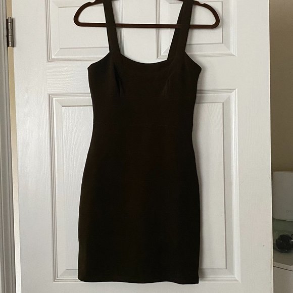 Walter Baker Olive Green Bandage Bodycon Dress - Perfect for a Night Out size XS - Picture 5 of 14